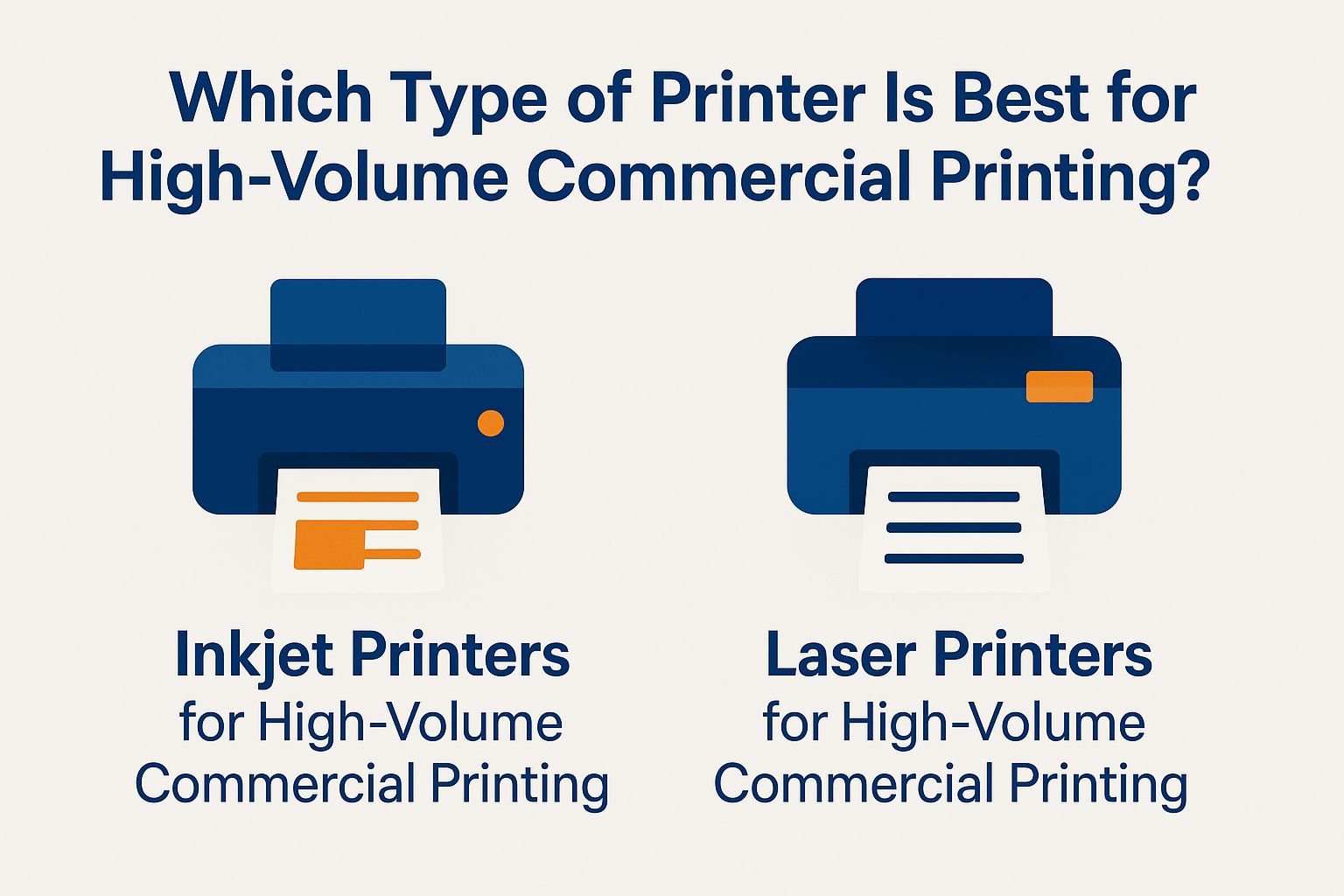 Which Type of Printer is Best for High-Volume Commercial Printing?