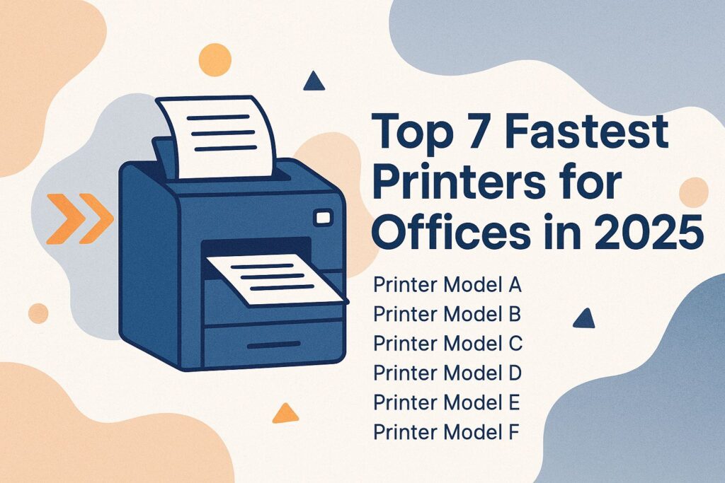 Top 7 Fastest Printers for Offices in 2025
