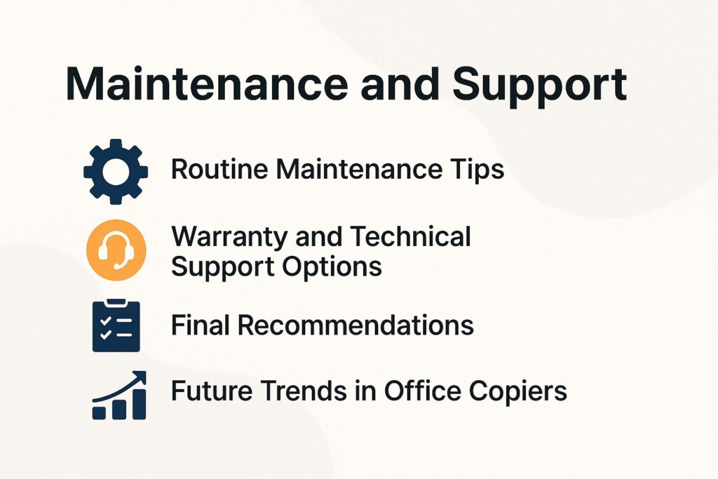 Maintenance and Support